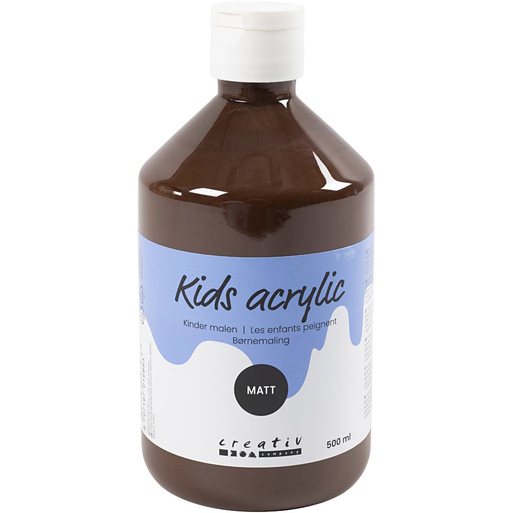 Creativ company acrylic paint matte, brown, 500 ml 1 bottle