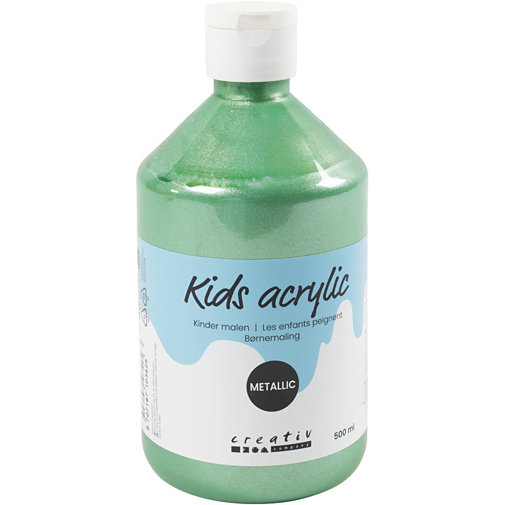 A-color acrylverf metallic, metallic, lichtgroen, 500 ml 1 fles