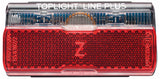 Busch Muller Toplight Line pluss baklys LED Dynamo rød