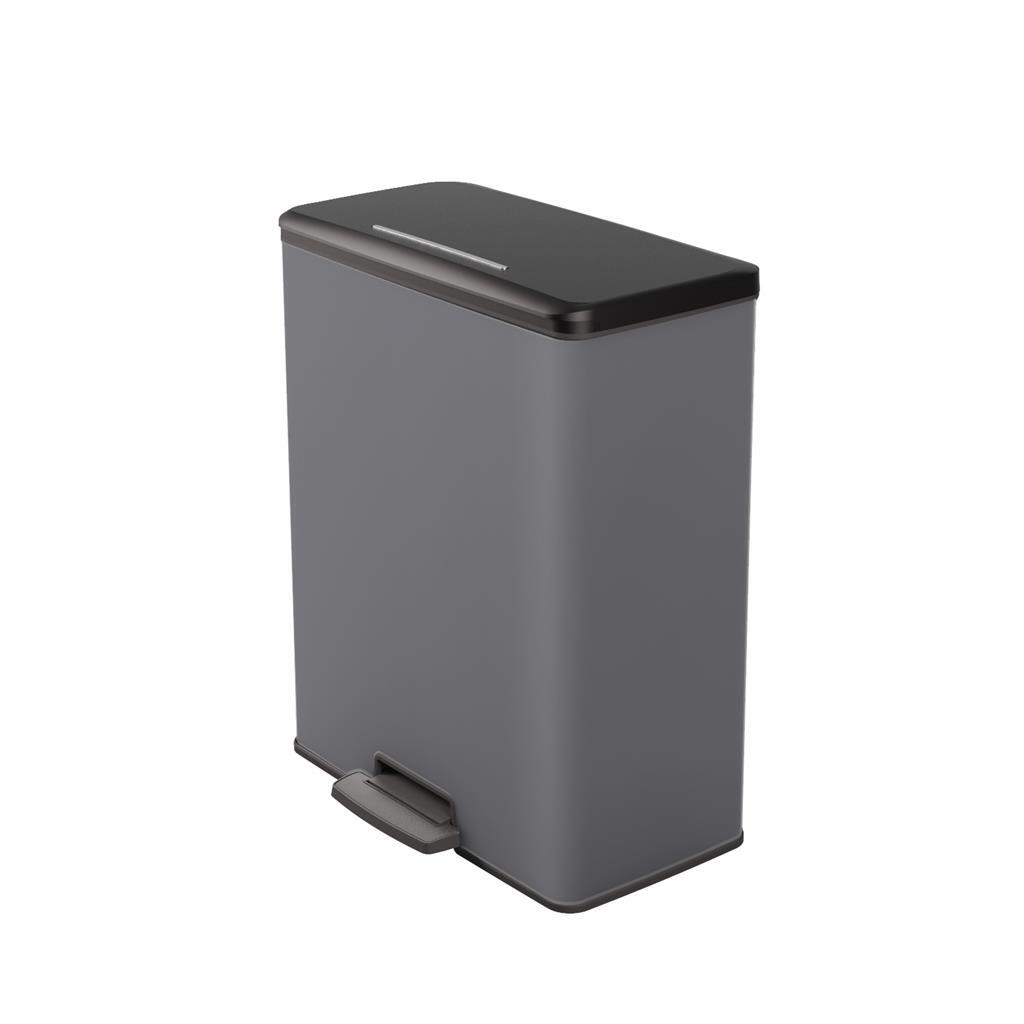 Curver Pedal bin Decobin 65l Rectangle Cool Gray