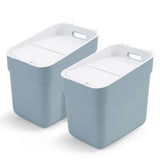 Curver Waste Bin listo para recolectar gris azul de 20L