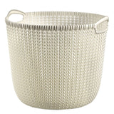 Curver Storage Basket Stick runt L 30 L crèmewit