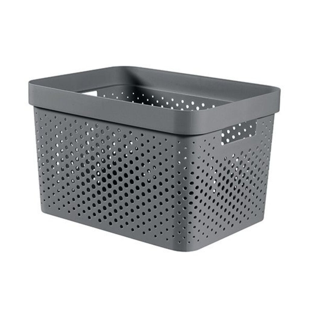 Curver Infinity Dots Storagebox 17L Anthracite