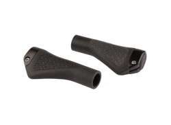 Mirage Bicycle Grips - Ergonomic, Black, 132mm