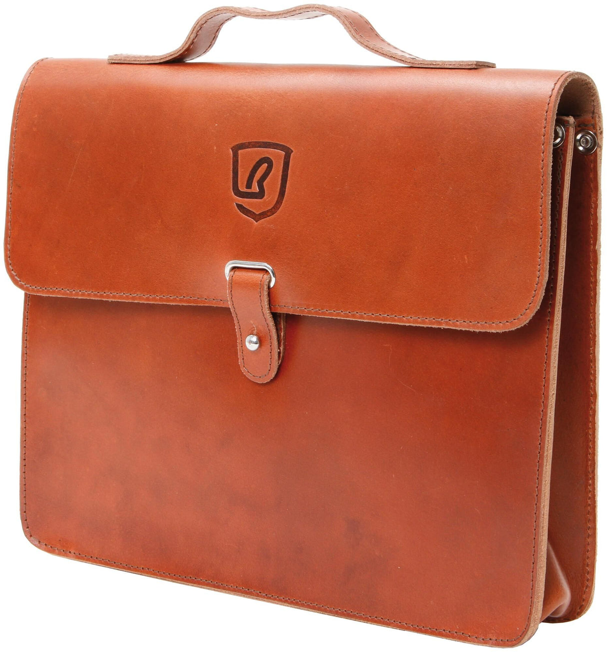 Brave classic frametas frame bag leather brown