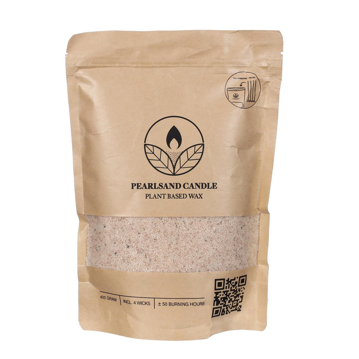 Ideas 4 seasons kaarsenzand pearlsand candle 400gr zand