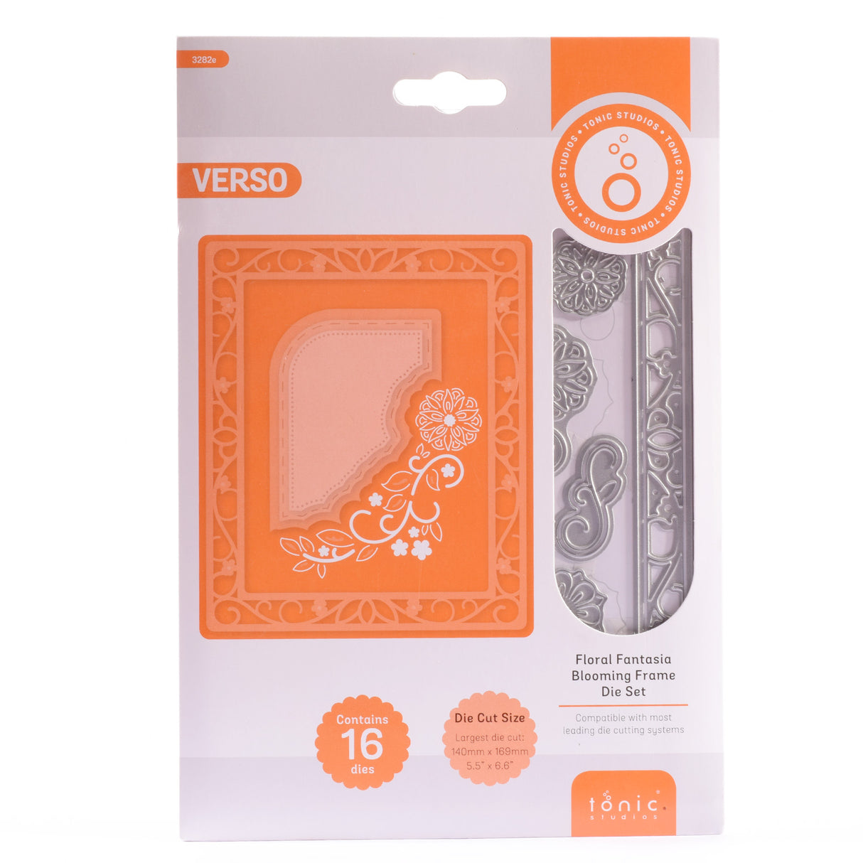 Tonic studios • floral frames blooming die set