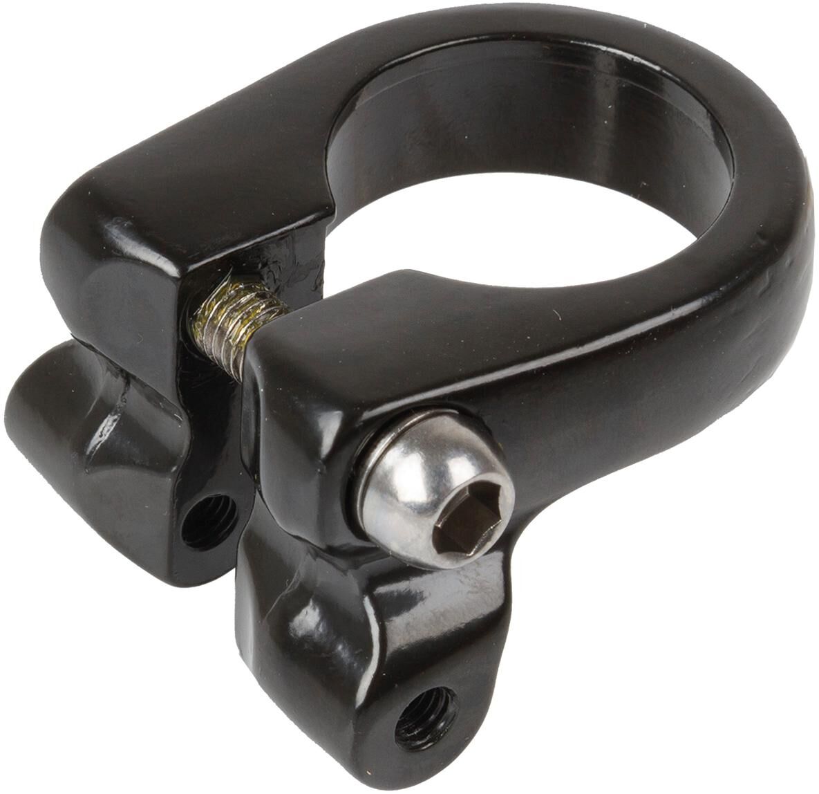 M-Wave Saddle Pen Clamp M6 Inen 28.6 mm Black with extra mounting point