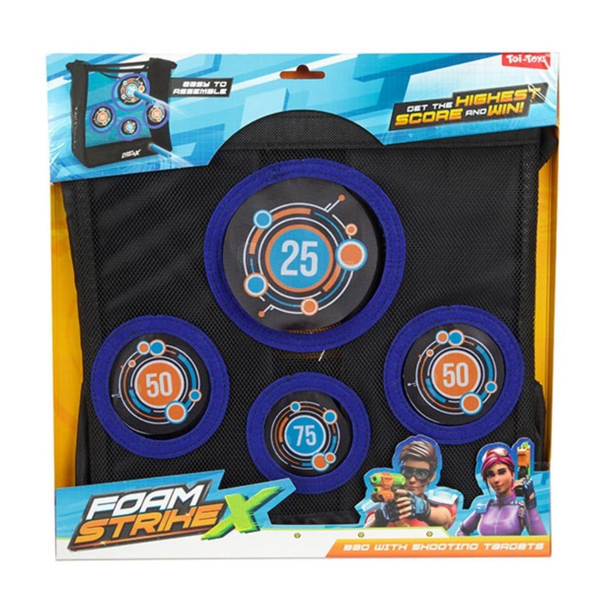 Toi-toys toi toys tas met schietdoelen opvouwbaar