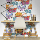 Holländska wallcoverings tapet graffiti Multicolor L179-05