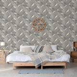 Dutch Wallcovering Wallpaper Onyx Dark gray
