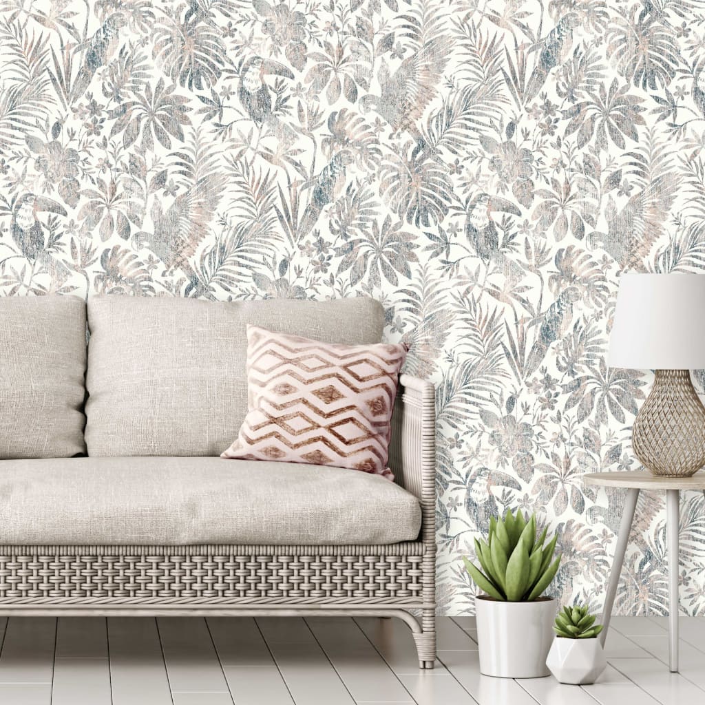 Hollandske Wallcoverings Dutch Wallcoverings tapet Browse og Toekan Beige