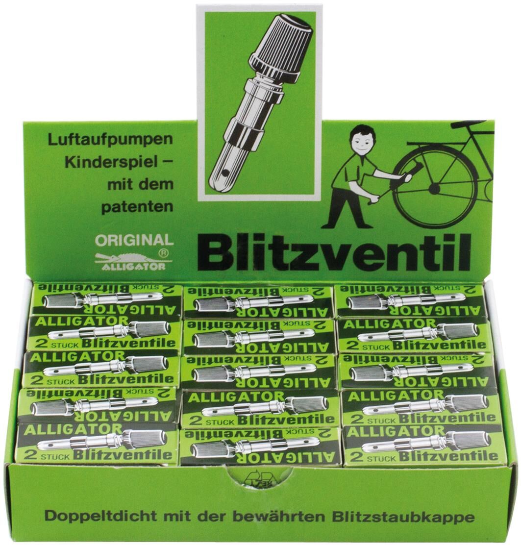 Alligator blitz valve 192 dunlop valves pack. 2pcs.
