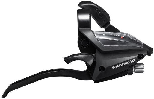 Shimano Versteller (à direita) com alavanca de freio 8 velocidades St-EF500-4 4 dedos pretos