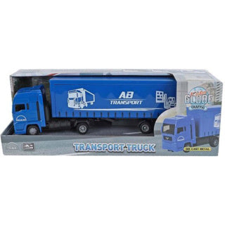Kids globe man truck with trailer, 30cm