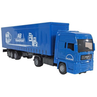 Kids globe man truck with trailer, 30cm