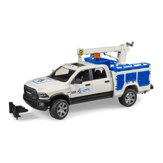 BRUDER RAM 2500 SERVICE TRACK MIT GEHEN LAMPE 02509