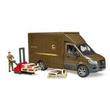Bruder MB Sprinter ups with driver and accessories