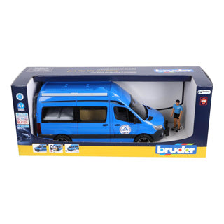 Bruder Camper Mercedes Benz Sprinter with driver and accessories
