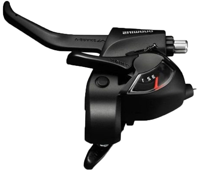 Shimano Versteller (left) with brake lever 3 Speed ​​Tourney ST-TX800 2-Ningers Black