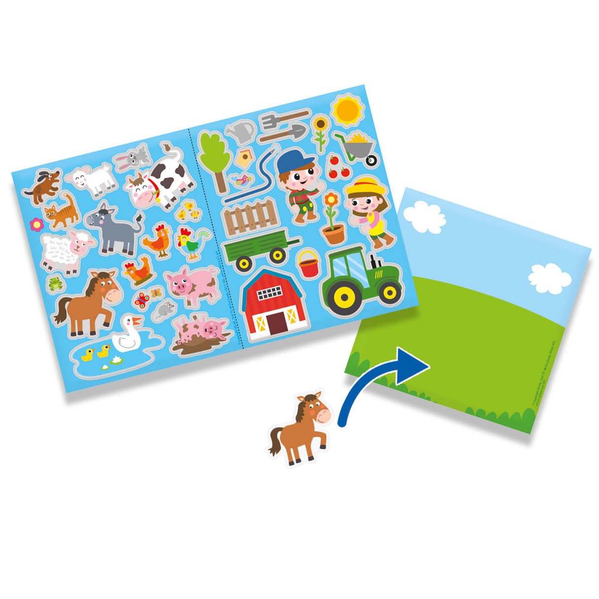 SES WAAMSTICKERS FOR A FARM