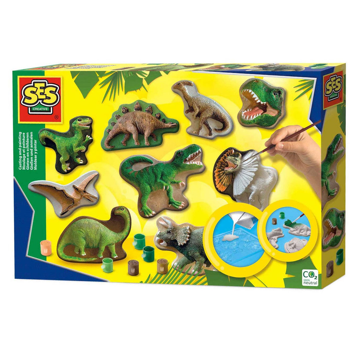 Cast and Paint Plaster Set - Dino World