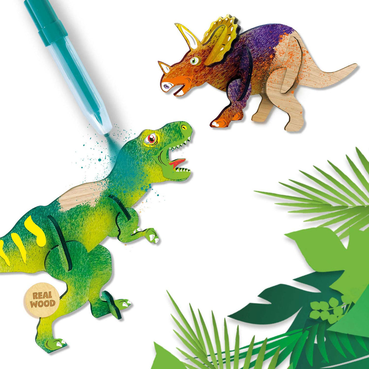 Ses blow airbrush blære pennen dinosaurer