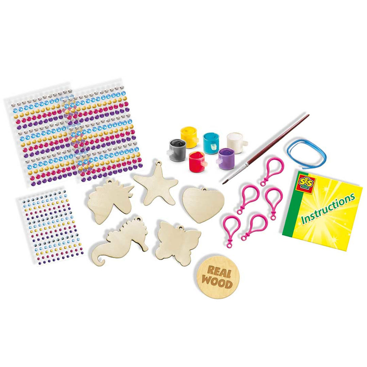 SES Diamond Painting - Wooden Key Changers