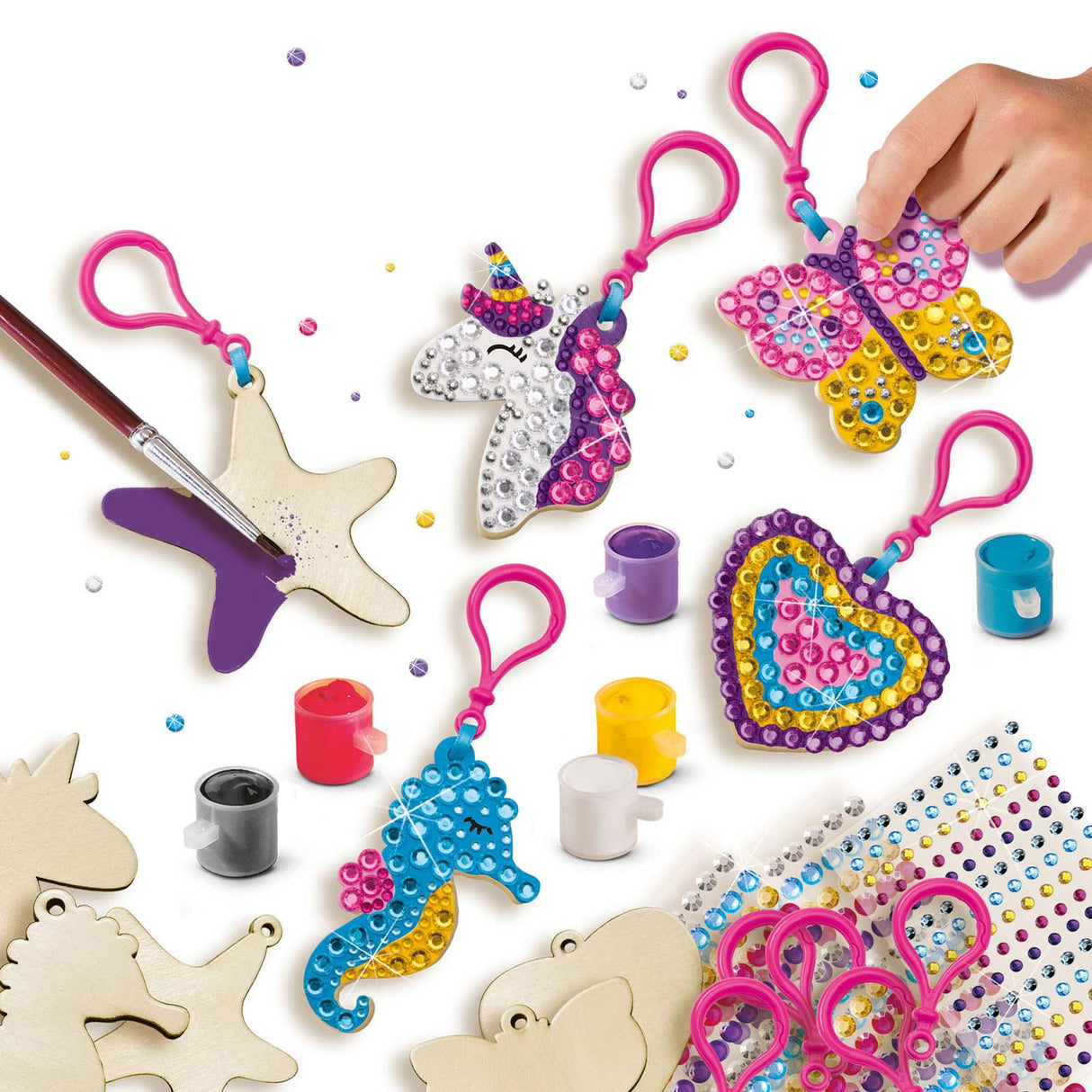 SES Diamond Painting - Wooden Key Changers