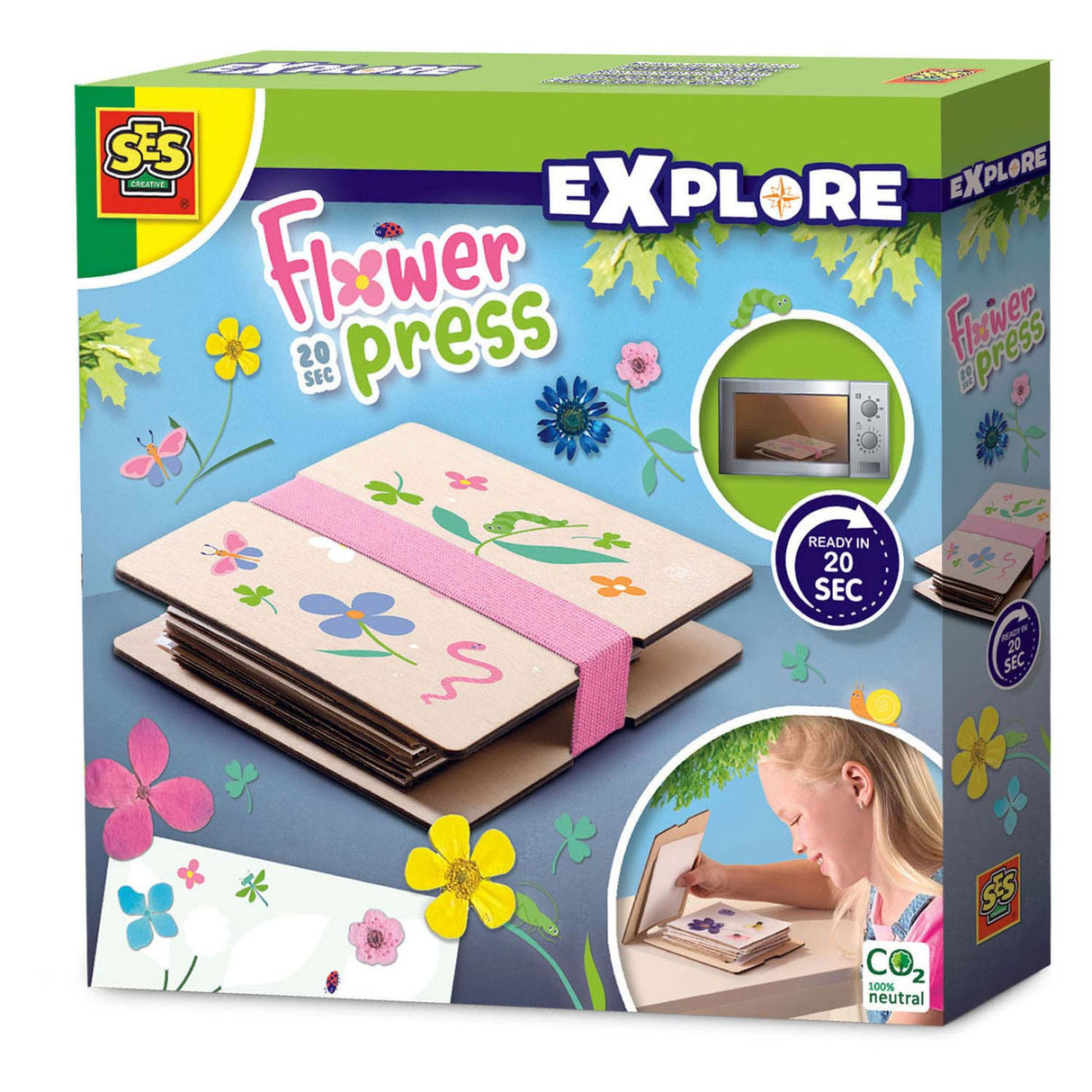 SES Flower Press, 20 segundos.