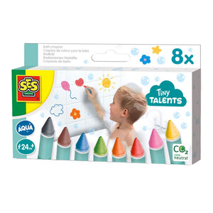 Ses Creative Ses Tiny Talents Bath Crayons - 8 colours