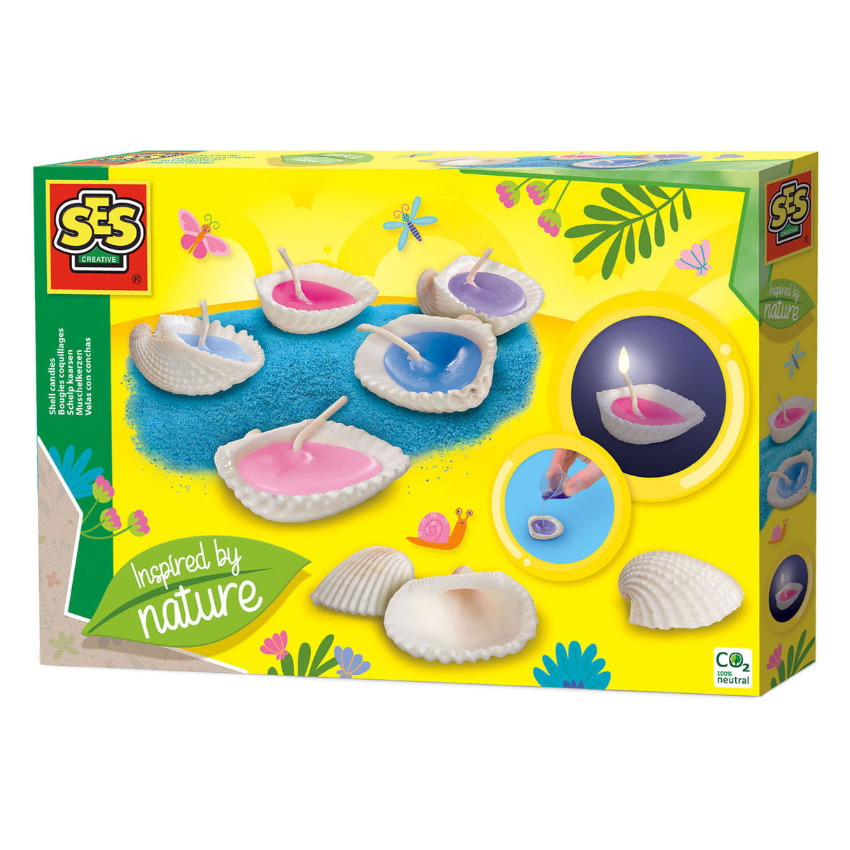 Velas SES Schelp inspiradas pela natureza