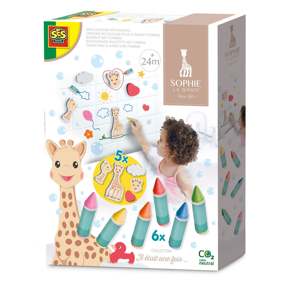Ses Sophie La Girefadbad Chalk mat Formen
