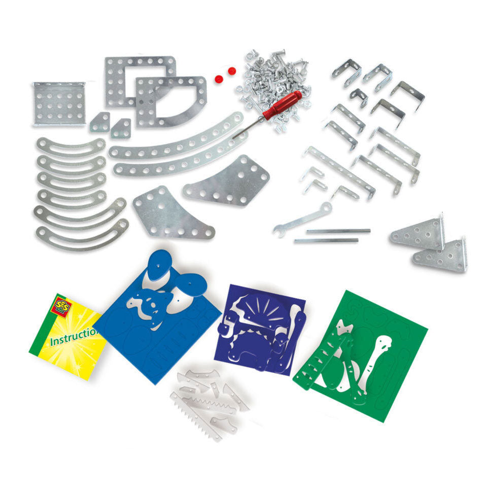 SES Metal Construction set Dino - Triceratops and Spinosaurus