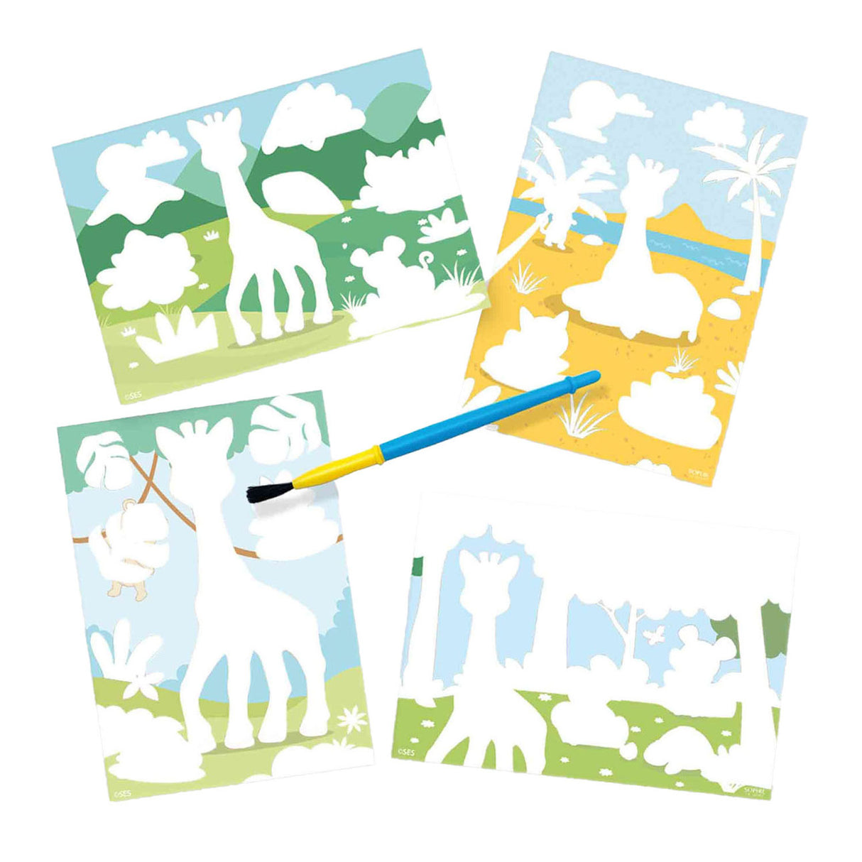 SES My First Sophie La Girafe Colors With Water