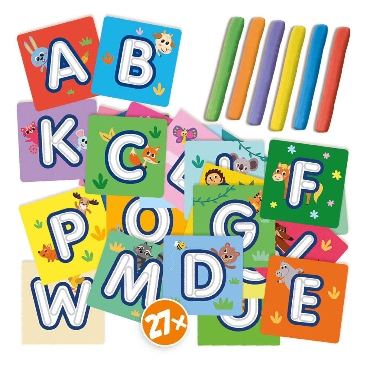 Ses I learn the alphabet clay