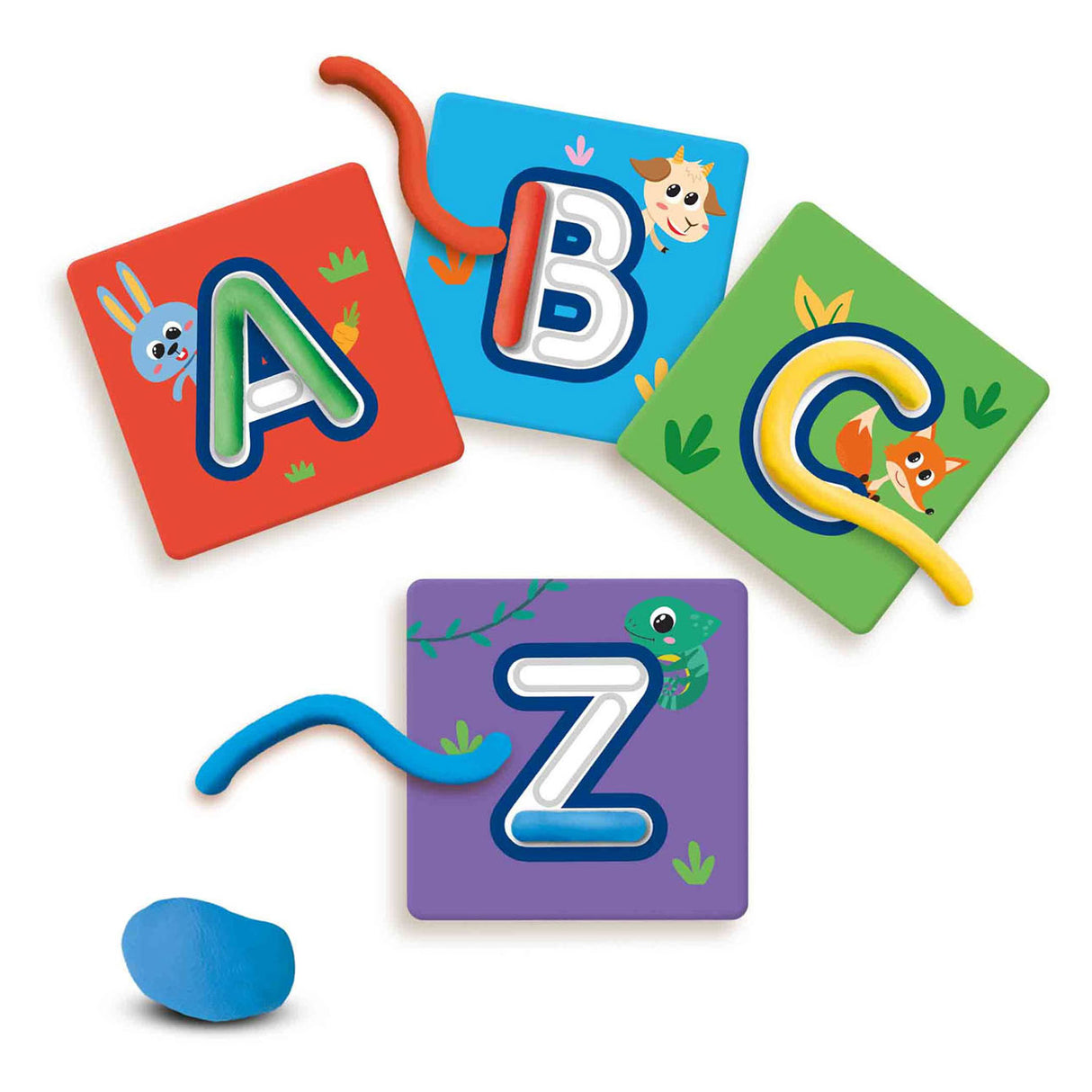 Ses I learn the alphabet clay