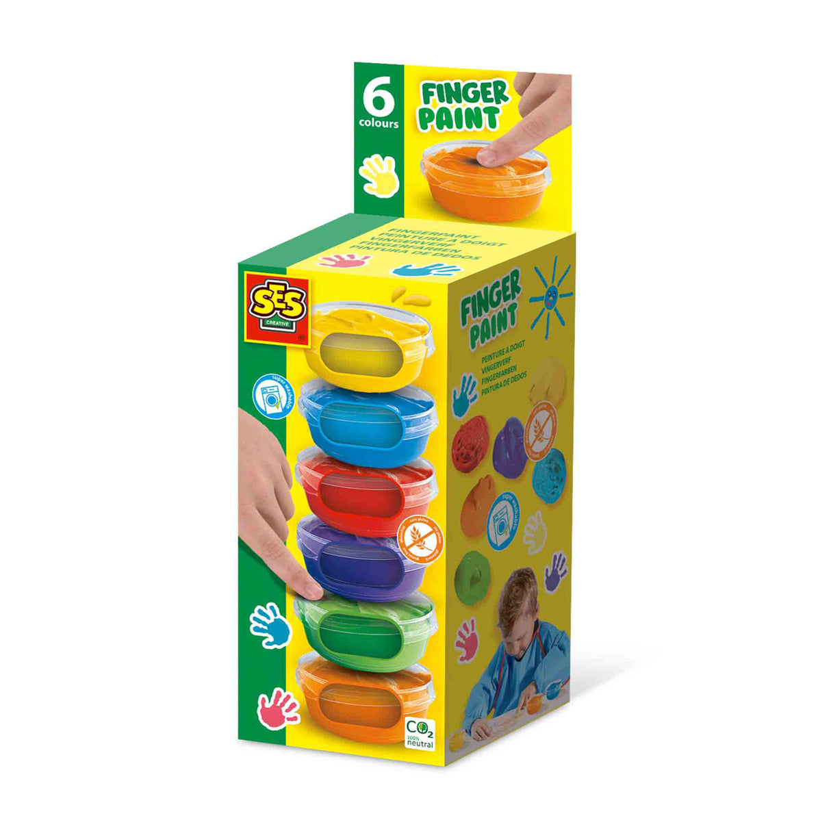Ses ujjfesték színek 6 x 45 ml | 2 db
