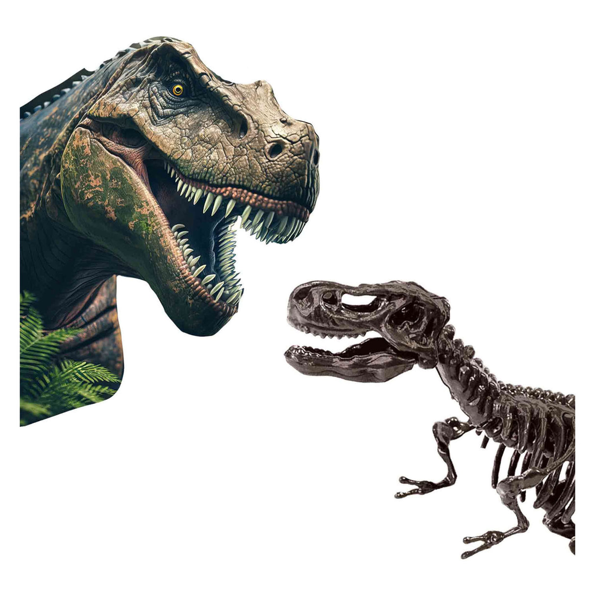 SES Explore Dino och Skeleton grävt 2in1 - T -REX