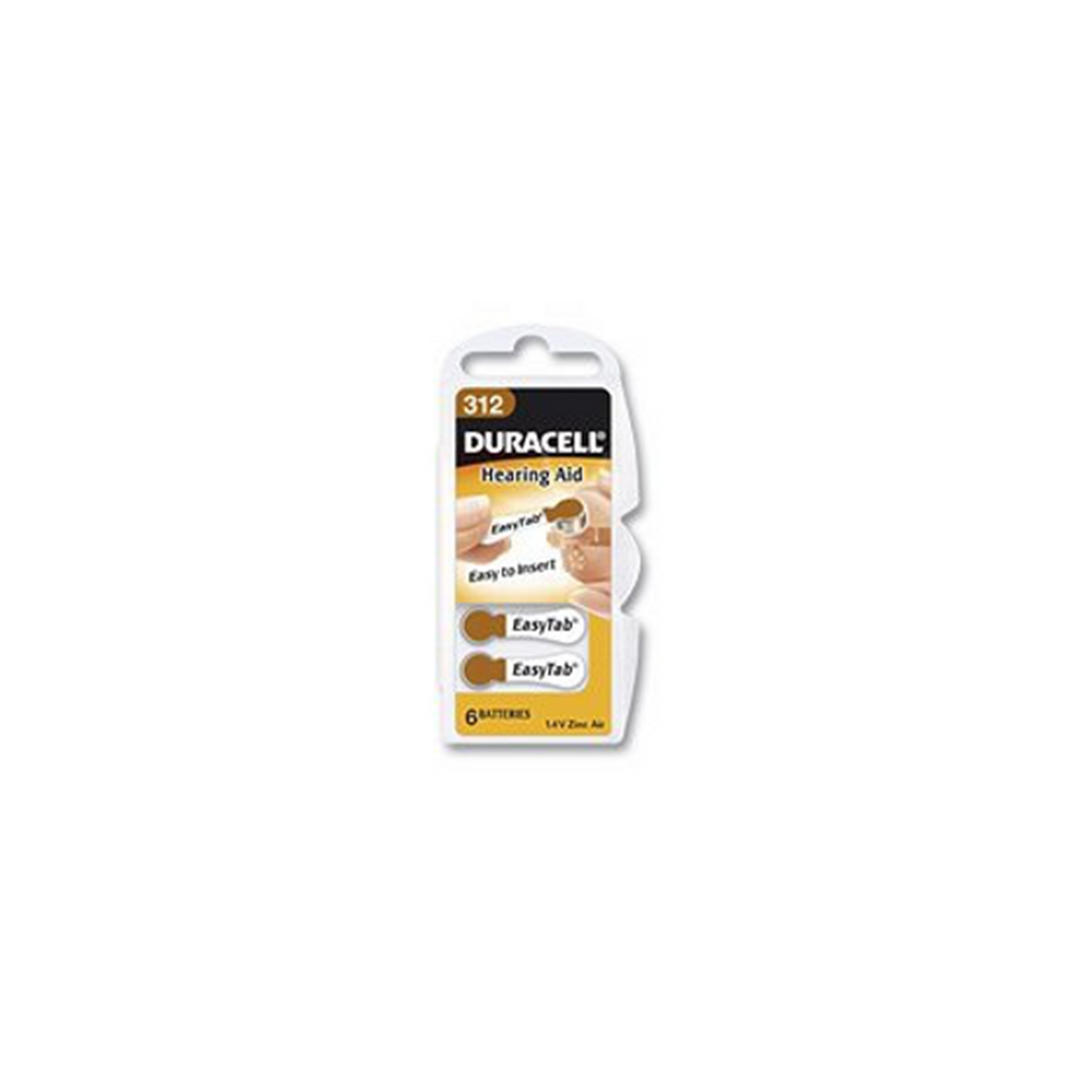 Duracell da312 hallóalkalmazás akkumulátor 1.4v