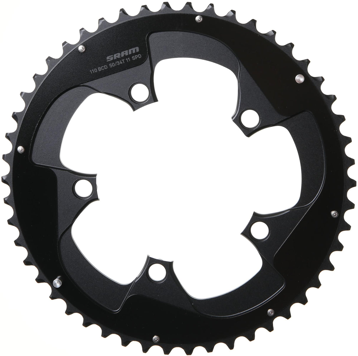 Sram převodník road double chain ring roaddoub. 50t hliníkové f. červená černá