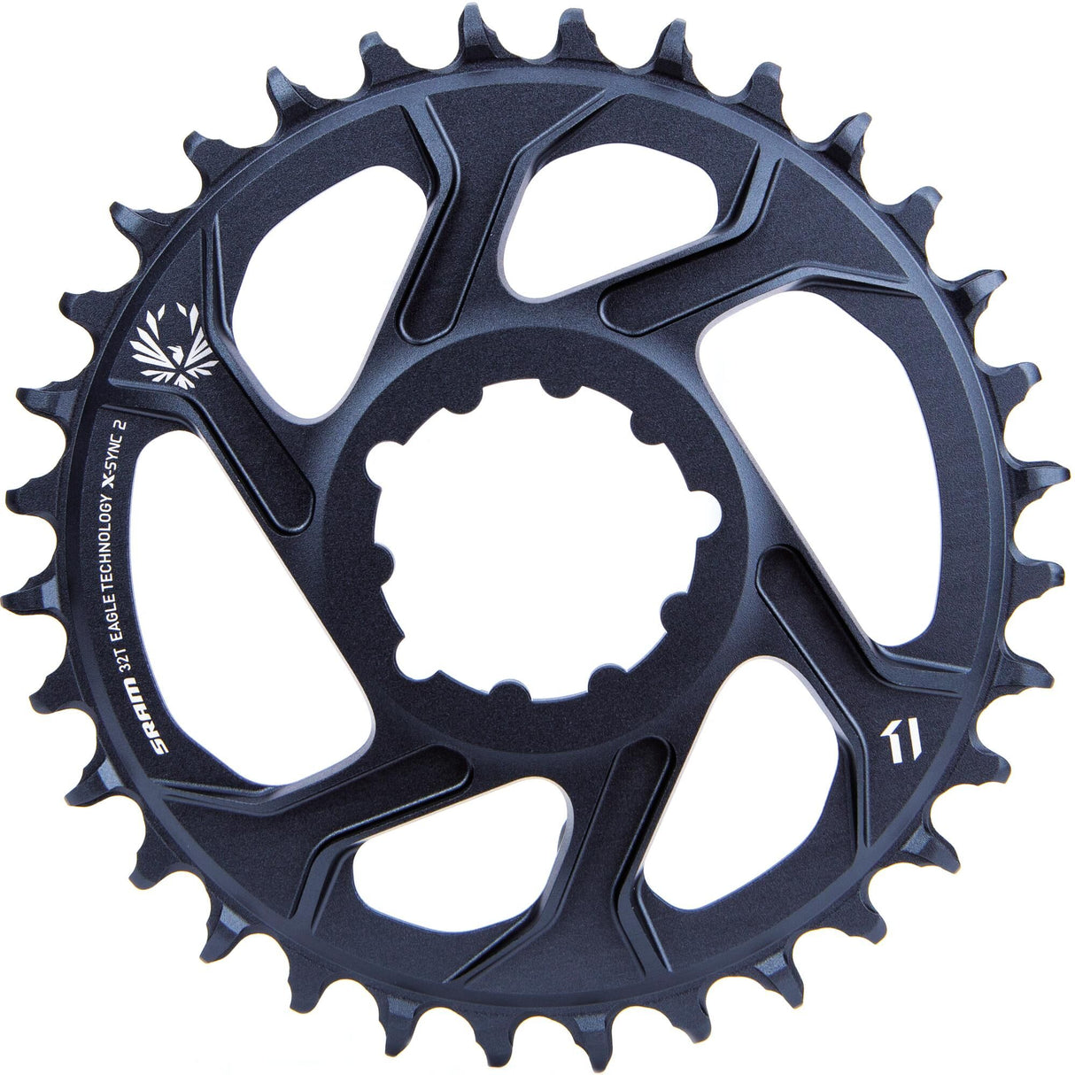 Sram chain ring x-sync2 sl 32t. aluminum lunar gray