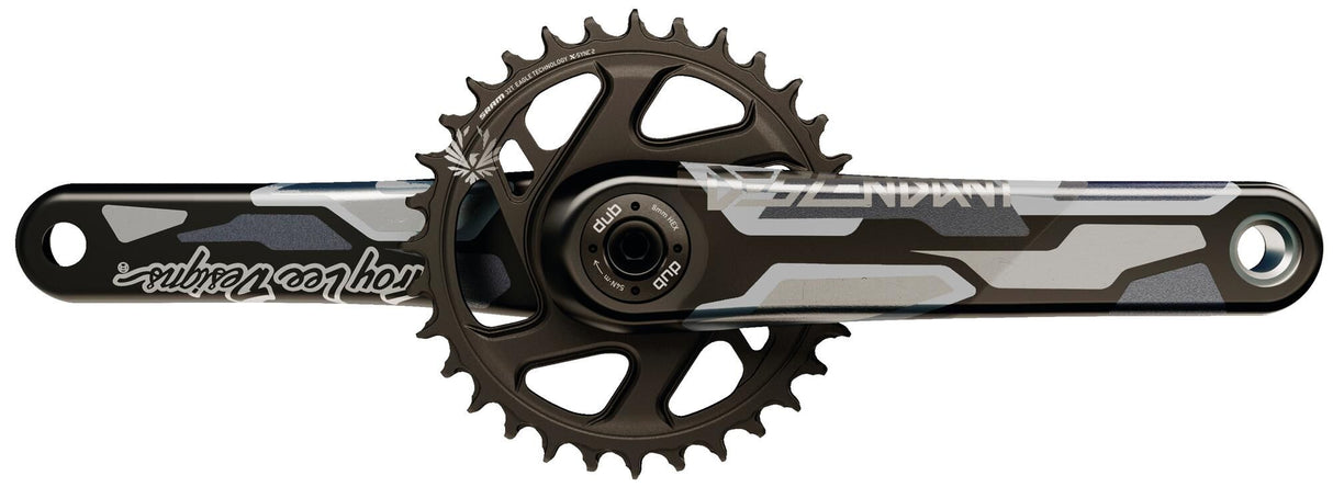 Truvativ crankstel descendant troy lee design eagle crankset truv.desc.troy lee des.eagle 165mm bl.