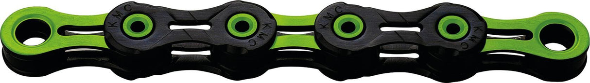 KMC DLC 10 116 Green -Black Bicycle Chain