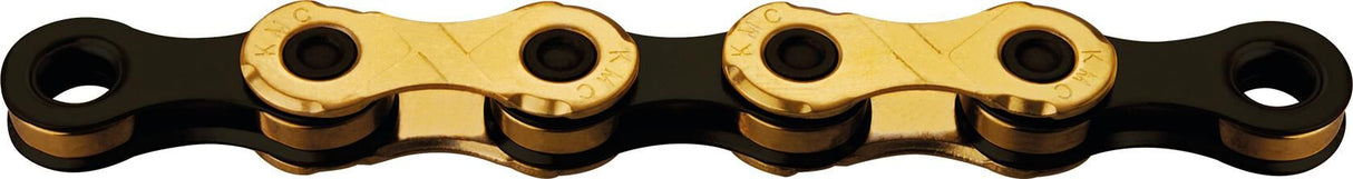 KMC Bicycle Chain x12 Ti-n Gold Black 126 Schakels
