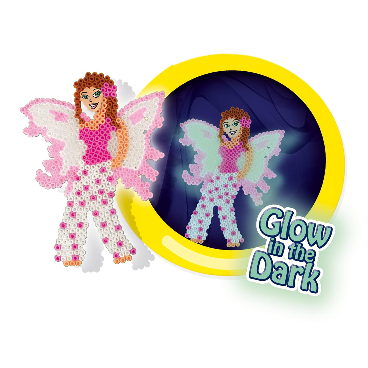 Perline di stringa ses - Glow in the Dark, 1000st.