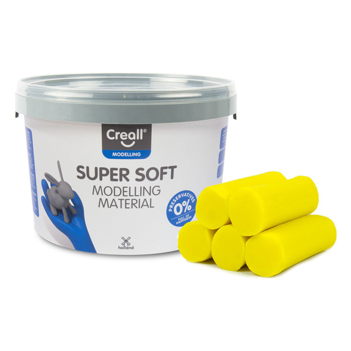 Creall Supersoft molis Yellow, 1750gr.