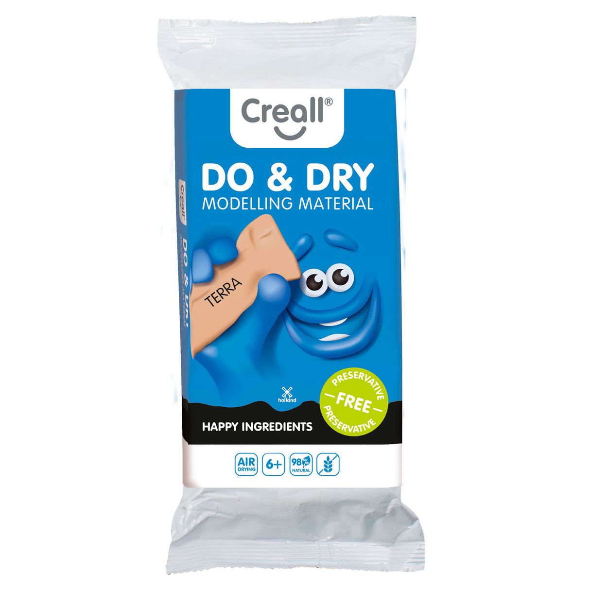 Creall do Dry Message Klei Conservation -Free Terra, 1000gr.