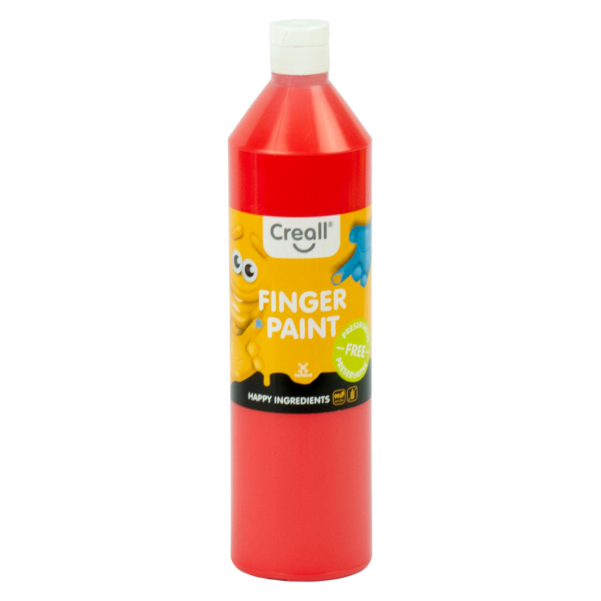 Creall Finger Paint Conservation - Red-Red, 750 ml
