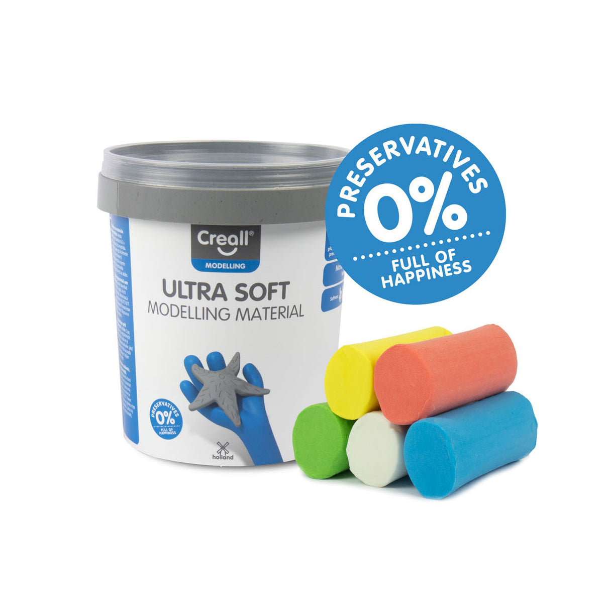 Creall Ultra Myk leirfarge, 300gr.